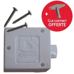 Serrure porte de coffret Paninter / Minimixt + Clé serrure Triangle / Rectangle offerte