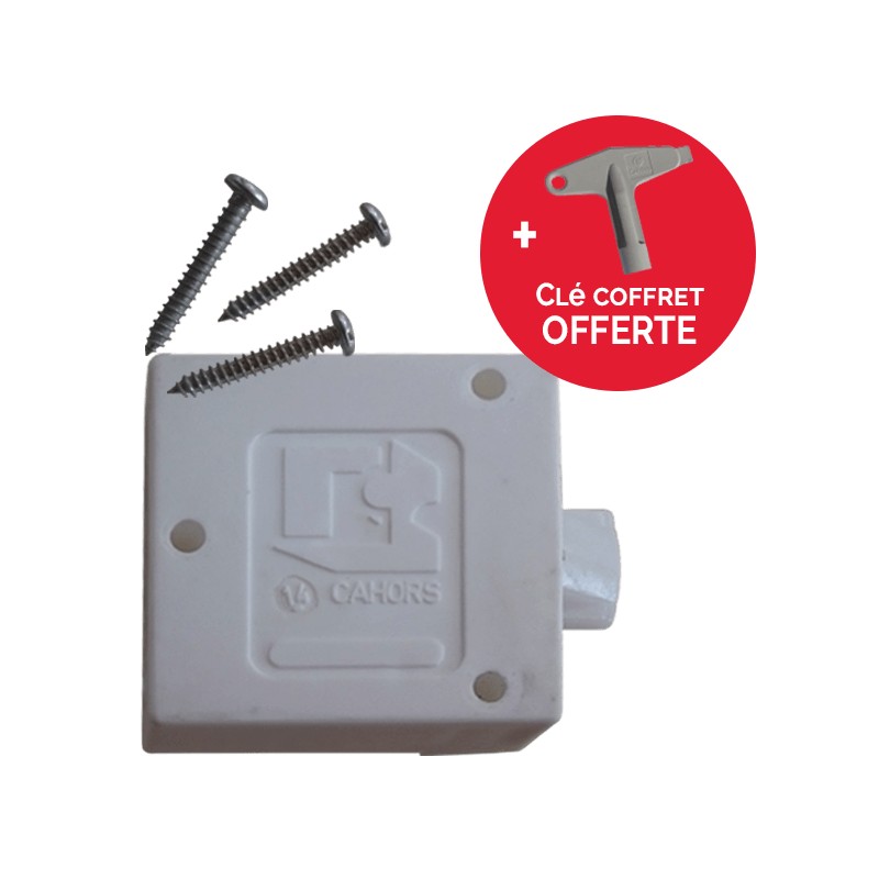 Serrure Triangle Porte de Coffret Paninter / Minimixt + Clé Offerte
