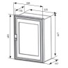 Porte de coffret Télécom Beige - MINIMIXT S20
