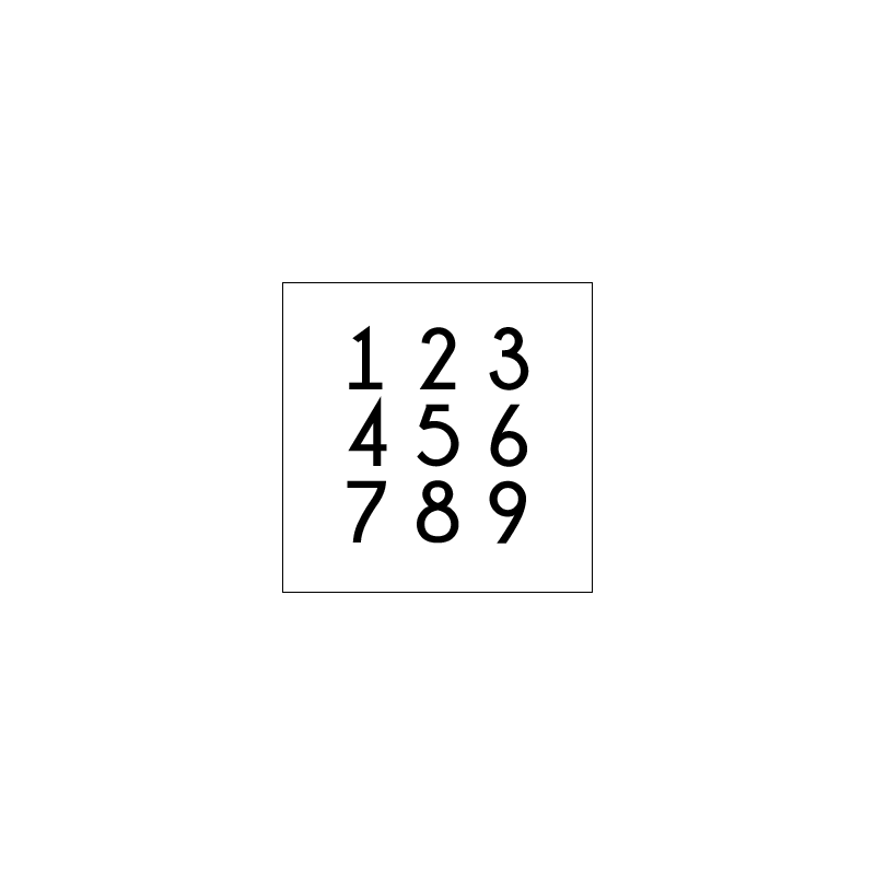 Marquage adhésif - Numéro, logo - découpe à la forme